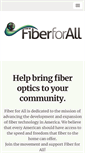 Mobile Screenshot of fiberforall.org